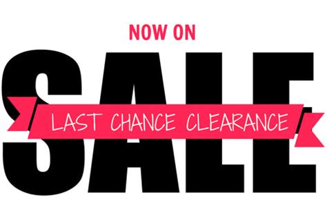 last chance clearance online.